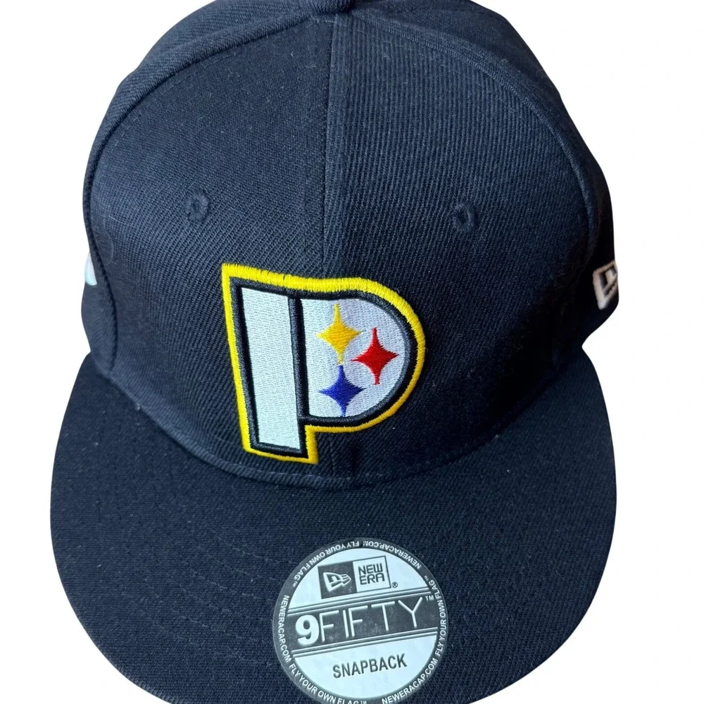 New Era‎ 9FIFTY Pittsburgh Steelers Snapback Hat Black NFL Football Cap Mens